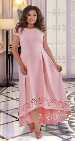 Нарядное платье в пол  большого размера