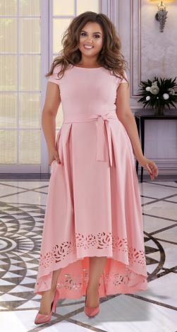 Нарядное платье в пол  большого размера