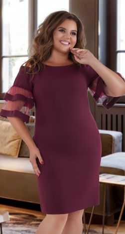 Платье с красивыми рукавчиками 