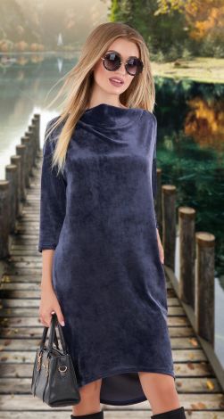 OVERSIZE велюрова сукня