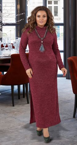 Длинное платье из ангоры