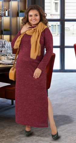 Длинное платье из ангоры