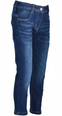 Children's jeans with fleece