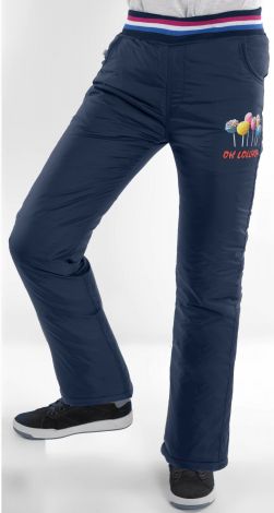 Штани плащівка на синтепоні для дівчаток