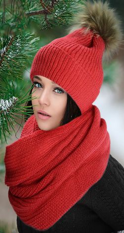 Снуд и шапка 