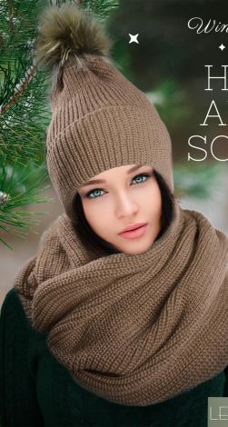 Снуд и шапка 