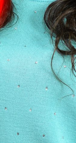 Тёплый гольф с кристаллами