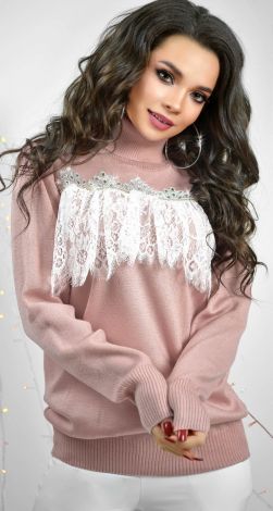 Тёплый и нарядный гольф