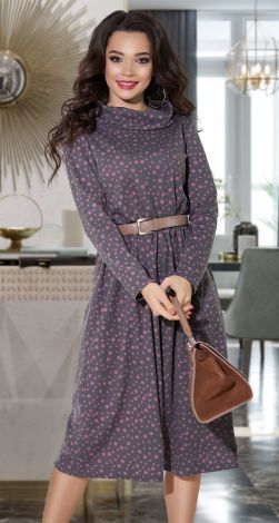 Платье с напуском 