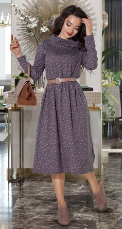 Платье с напуском 