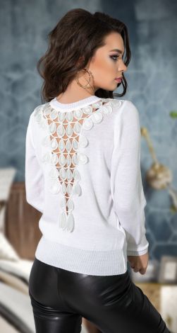 Белый свитерок 