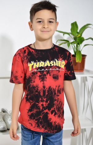 Футболка на хлопчика червона