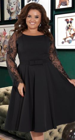 Нарядное платье с фатиновым подюбником