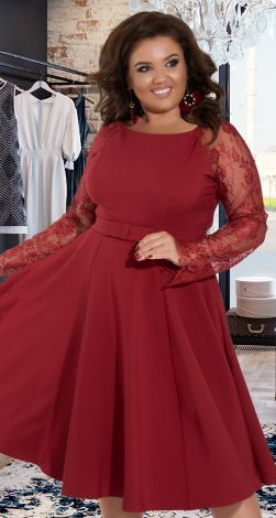 Нарядное платье с фатиновым подюбником 