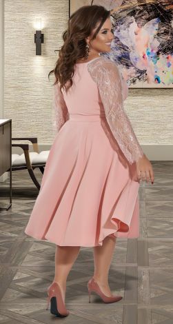 Нарядное платье с фатиновым подюбником 