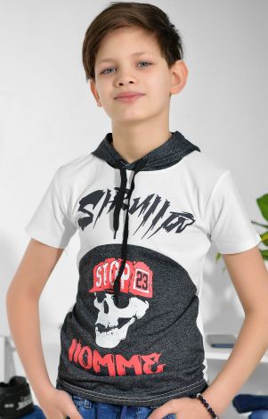 Футболка на хлопчика череп