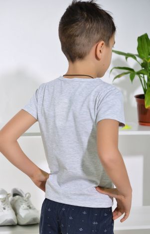 Футболка на хлопчика сіра