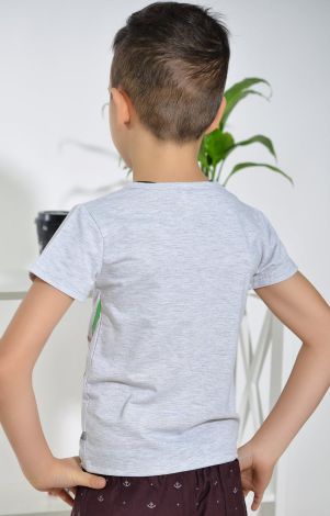 Футболка на хлопчика сіра