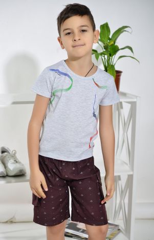 Футболка на хлопчика сіра