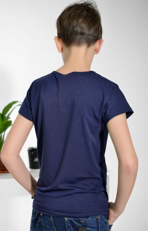 Футболка на хлопчика синя