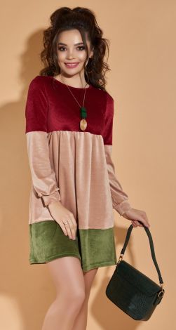 Вельветова сукня