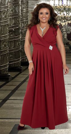 Вечернее платье большого размера