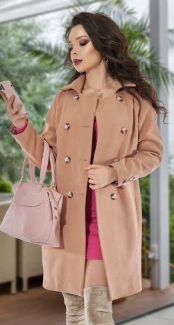 Double-breasted coat