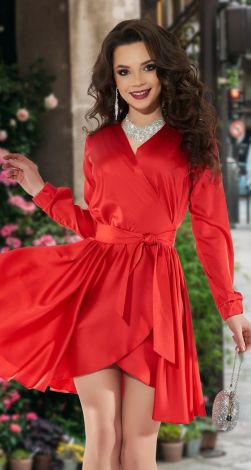 Платье на запах 