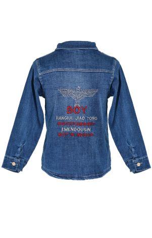 Сорочка джинсова для хлопчика