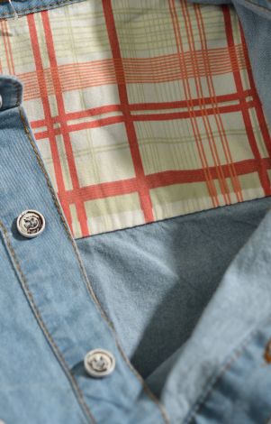 Сорочка джинсова для хлопчика 