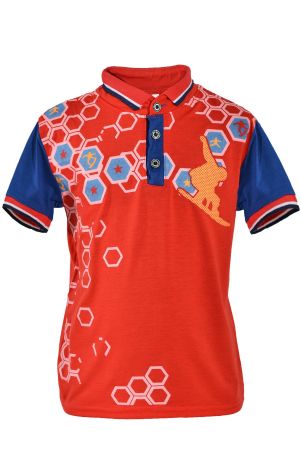 Футболка на хлопчика червона