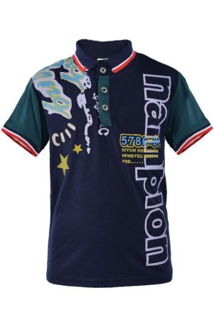 Футболка на хлопчика синя