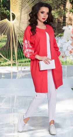 Кардиган із льону