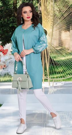 Кардиган із льону