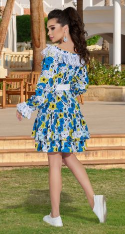 Яркое летнее платье 