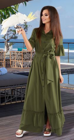 Длинное летнее платье 