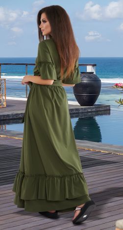 Длинное летнее платье 