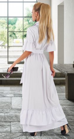 Длинное летнее платье