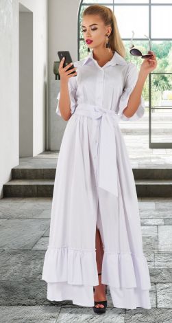 Длинное летнее платье