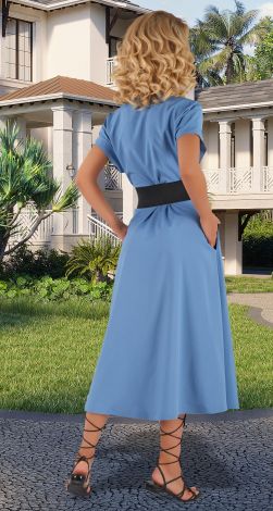 Платье сафари