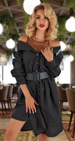 Стильное платье рубашка 