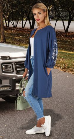 Кардиган із льону