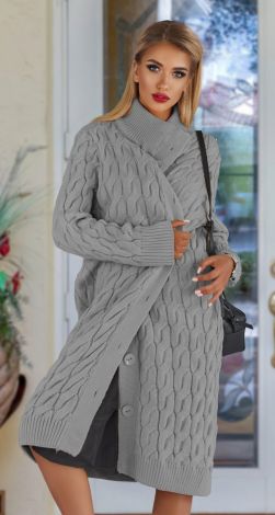 Warm knitted cardigan