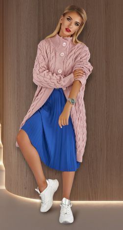 Warm knitted cardigan