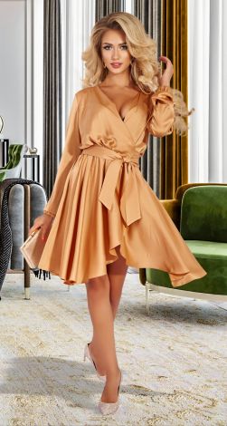 Шелковое платье  на запах