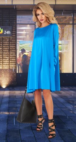 Вільна шовкова сукня