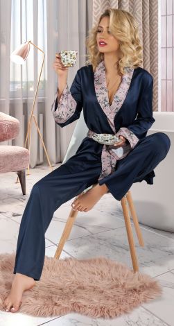 Plus size silk pajamas
