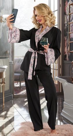 Silk pajamas