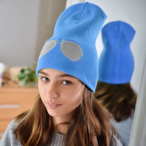 Hat for girls blue