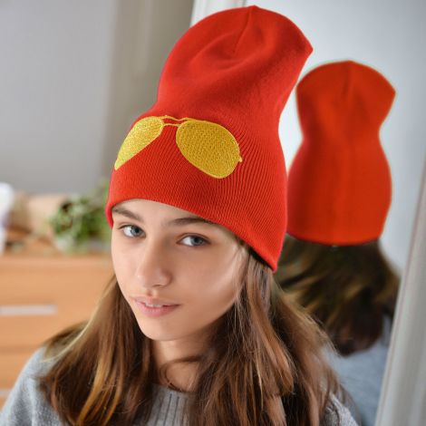 Hat for girls red